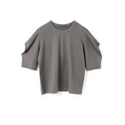 【ミズイロ インド/mizuiro ind】のドレープスリーブT チャコールグレー|ID: prp329100004459240 ipo3291000000031212484