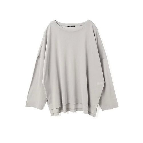 【ミズイロ インド/mizuiro ind】のメッシュロングスリーブワイドT インテリア・キッズ・メンズ・レディースファッション・服の通販 founy(ファニー) 　ファッション　Fashion　レディースファッション　WOMEN　シンプル　Simple　ストレッチ　Stretch　スリット　Slit　メッシュ　Mesh　ワイド　Wide　サンドベージュ|ID: prp329100004459246 ipo3291000000031212508