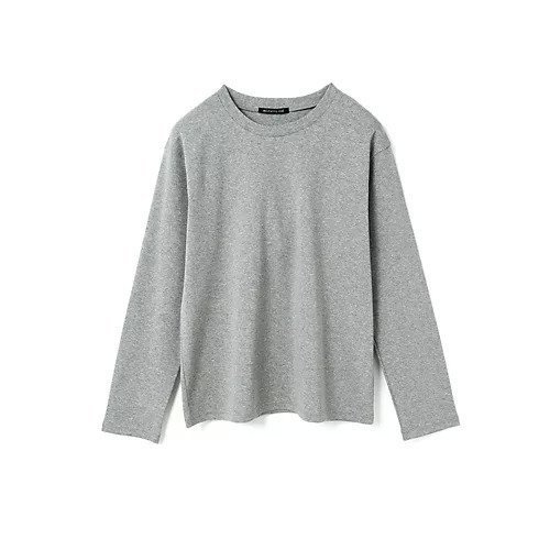 【ミズイロ インド/mizuiro ind】のクルーネックT インテリア・キッズ・メンズ・レディースファッション・服の通販 founy(ファニー) 　ファッション　Fashion　レディースファッション　WOMEN　カットソー　Cut And Sew　シンプル　Simple　ベーシック　Basic　グレー|ID: prp329100004459248 ipo3291000000031212520