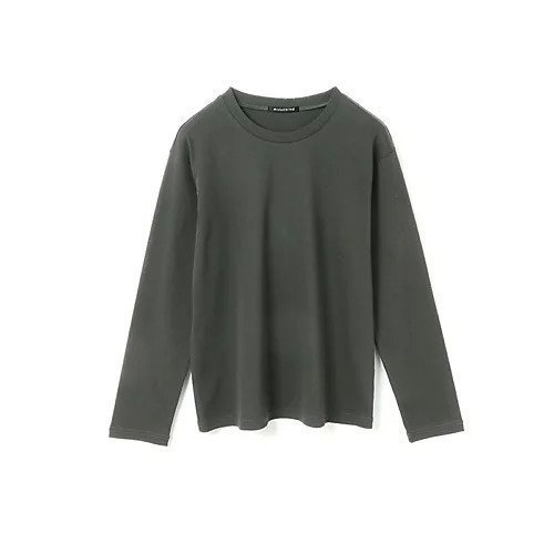 【ミズイロ インド/mizuiro ind】のクルーネックT インテリア・キッズ・メンズ・レディースファッション・服の通販 founy(ファニー) 　ファッション　Fashion　レディースファッション　WOMEN　カットソー　Cut And Sew　シンプル　Simple　ベーシック　Basic　チャコールグレー|ID: prp329100004459248 ipo3291000000031212521