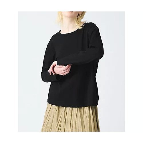 【ミズイロ インド/mizuiro ind】のクルーネックT 人気、トレンドファッション・服の通販 founy(ファニー) 　ファッション　Fashion　レディースファッション　WOMEN　カットソー　Cut And Sew　シンプル　Simple　ベーシック　Basic　other-3|ID: prp329100004459248 ipo3291000000031252112