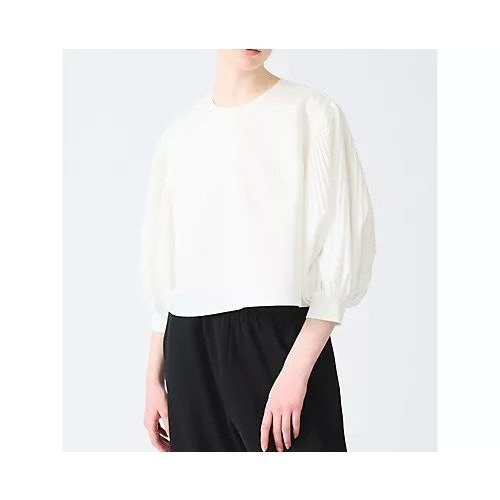 【ミズイロ インド/mizuiro ind】のプリーツパフスリーブプルオーバー 人気、トレンドファッション・服の通販 founy(ファニー) 　ファッション　Fashion　レディースファッション　WOMEN　トップス・カットソー　Tops/Tshirt　プルオーバー　Pullover　ショート　Short　ツイル　Twill　ブロード　Broad　プリーツ　Pleats　エレガント 上品　Elegant　other-2|ID: prp329100004459255 ipo3291000000031252125