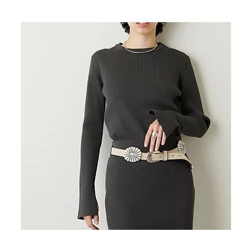 【ウィムガゼット/Whim Gazette】の袖スリット リブプルオーバー インテリア・キッズ・メンズ・レディースファッション・服の通販 founy(ファニー) https://founy.com/ ファッション Fashion レディースファッション Fashion for Women トップス・カットソー Cut & Sew Tops カジュアルプルオーバー・ニットトップス Pullovers & Knit Tops / Casual Pullovers 2022年 2022 2022 春夏 S/S Spring/Summer 2022 SS22 インナー Innerwear シンプル Simple, Minimal ジャケット Jacket, Outerwear スリット Slit, Slit Detail ロング Long, Long-Length エレガント 上品 Elegant 吸水 Absorbent, Quick-Dry |ID: prp329100004459262 ipo3291000000031212582