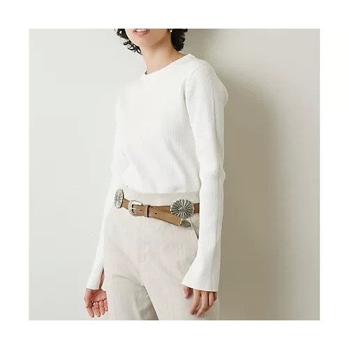 【ウィムガゼット/Whim Gazette】の袖スリット リブプルオーバー インテリア・キッズ・メンズ・レディースファッション・服の通販 founy(ファニー) 　ファッション　Fashion　レディースファッション　Fashion for Women　トップス・カットソー　Cut & Sew Tops　カジュアルプルオーバー・ニットトップス　Pullovers & Knit Tops / Casual Pullovers　2022年　2022　2022 春夏 S/S　Spring/Summer 2022 SS22　インナー　Innerwear　シンプル　Simple, Minimal　ジャケット　Jacket, Outerwear　スリット　Slit, Slit Detail　ロング　Long, Long-Length　エレガント 上品　Elegant　吸水　Absorbent, Quick-Dry　オフホワイト|ID: prp329100004459262 ipo3291000000031212587