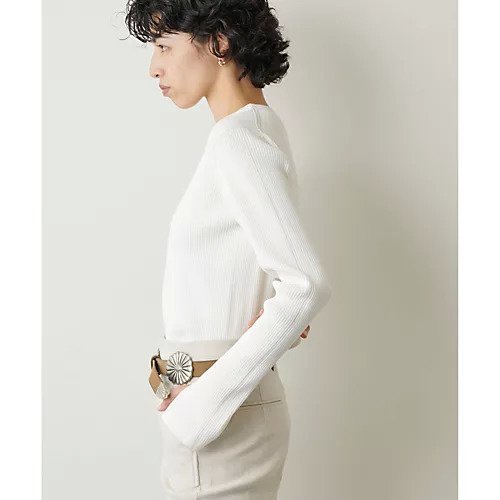 【ウィムガゼット/Whim Gazette】の袖スリット リブプルオーバー 人気、トレンドファッション・服の通販 founy(ファニー) 　ファッション　Fashion　レディースファッション　Fashion for Women　トップス・カットソー　Cut & Sew Tops　カジュアルプルオーバー・ニットトップス　Pullovers & Knit Tops / Casual Pullovers　2022年　2022　2022 春夏 S/S　Spring/Summer 2022 SS22　インナー　Innerwear　シンプル　Simple, Minimal　ジャケット　Jacket, Outerwear　スリット　Slit, Slit Detail　ロング　Long, Long-Length　エレガント 上品　Elegant　吸水　Absorbent, Quick-Dry　other-3|ID: prp329100004459262 ipo3291000000031237973