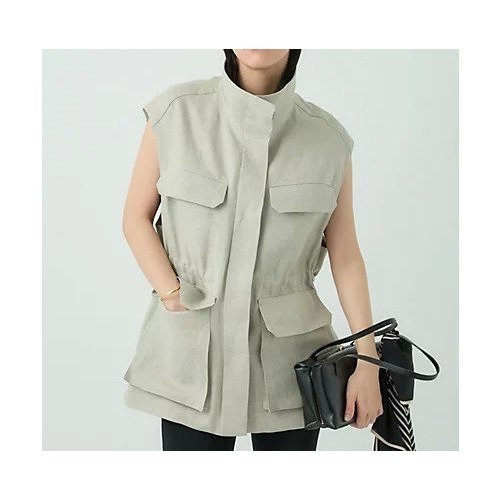 【カオス/Chaos】のリネンキャンバスベスト インテリア・キッズ・メンズ・レディースファッション・服の通販 founy(ファニー) https://founy.com/ ファッション Fashion レディースファッション WOMEN アウター Coat Outerwear トップス・カットソー Tops/Tshirt ベスト/ジレ Gilets/Vests 2025年 2025 2025春夏・S/S Ss,Spring/Summer,2025 おすすめ Recommend インナー Inner ジャケット Jacket フロント Front ベスト Vest ポケット Pocket ミリタリー Military リネン Linen |ID: prp329100004459263 ipo3291000000031212590