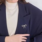【フィービィー/phoebe】のリボンパールビジューブローチ ゴールド ゴールド|ID: prp329100004459297 ipo3291000000031212755