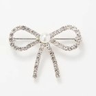 【フィービィー/phoebe】のリボンパールビジューブローチ 人気、トレンドファッション・服の通販 founy(ファニー) ファッション Fashion レディースファッション Fashion for Women エレガント 上品 Elegant シンプル Simple, Minimal セレモニー Ceremony ドレス Dress, One-Piece ビジュー Bijou, Jewel-like Accent ブローチ Brooch, Pin Brooch リボン Ribbon, Bow thumbnail シルバー|ID: prp329100004459297 ipo3291000000033408400