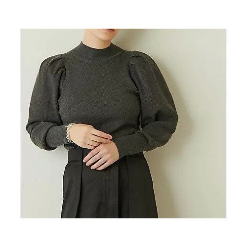 【ウィムガゼット/Whim Gazette】の【THE PAUSE】パフニット 人気、トレンドファッション・服の通販 founy(ファニー) 　ファッション　Fashion　レディースファッション　Fashion for Women　トップス・カットソー　Cut & Sew Tops　ニット　Knit Tops & Sweaters　オレンジ　Orange　ヴィンテージ　Vintage Style　グラデーション　Gradient, Ombre　ジャケット　Jacket, Outerwear　スウェット / スエット　Sweatshirt, Sweatwear　スリーブ　Sleeve, Long Sleeve / Short Sleeve　デニム　Denim, Jeans Material　トレンド　Trend, Trending Now　バランス　Balance, Style Balance　フェミニン　Feminine, Girly　ボトム　Bottoms, Lower Wear　ワイド　Wide, Wide Fit　ワーク　Workwear, Utility Style　おすすめ　Recommended / Our Picks　エレガント 上品　Elegant　other-2|ID: prp329100004459300 ipo3291000000031238006