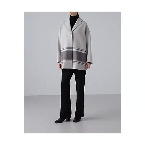 【アドーア/ADORE】のシャギーミックスボーダーコート 人気、トレンドファッション・服の通販 founy(ファニー) 　ファッション　Fashion　レディースファッション　Fashion for Women　アウター　Coat / Outerwear Collection　コート・ロングコート・ピーコート　Long Coats, Peacoats & More　おすすめ　Recommended / Our Picks　スタンダード　Standard, Basic　トレンド　Trend, Trending Now　ハーフ　Half, Half-Length　フィット　Fit, Slim Fit　ボトム　Bottoms, Lower Wear　ボーダー　Border, Stripe　A/W・秋冬　Autumn/Winter　other-3|ID: prp329100004459308 ipo3291000000034648904