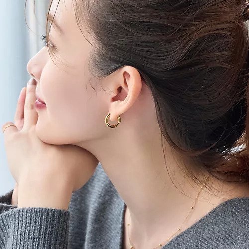 【フィービィー/phoebe】の【金属アレルギー対応】スターリービジューワンタッチフープピアス/サージカルステンレス 人気、トレンドファッション・服の通販 founy(ファニー) 　ファッション　Fashion　レディースファッション　WOMEN　フープ　Hoop　ベーシック　Basic　other-3|ID: prp329100004459318 ipo3291000000031660821