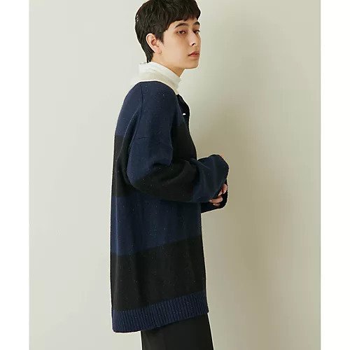 【ウィムガゼット/Whim Gazette】のラガーニットプルオーバー 人気、トレンドファッション・服の通販 founy(ファニー)  ファッション Fashion レディースファッション Fashion for Women トップス・カットソー Cut & Sew Tops ニット Knit Tops & Sweaters カジュアルプルオーバー・ニットトップス Pullovers & Knit Tops / Casual Pullovers おすすめ Recommended / Our Picks アンゴラ Angora Knitwear シューズ Shoes, Footwear ネップ Nepp, Slub Yarn ボーダー Border, Stripe エレガント 上品 Elegant other-3|ID: prp329100004459323 ipo3291000000031238023