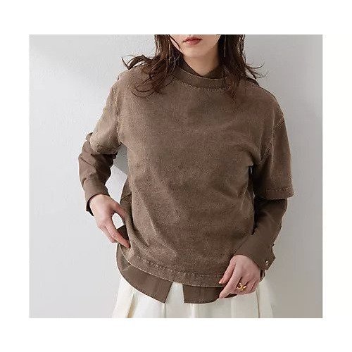 【ウィムガゼット/Whim Gazette】のSulfur dyeing Tシャツ インテリア・キッズ・メンズ・レディースファッション・服の通販 founy(ファニー) ファッション Fashion レディースファッション Fashion for Women トップス・カットソー Cut & Sew Tops シャツ・ブラウス・オフィスカジュアル Elegant Blouses & Button-Ups ロングTシャツ・Tシャツ Longline T-Shirts & Tees 2025年 2025 2025春夏・S/S Spring/Summer 2025 SS25 クール Cool, Chic コンパクト Compact, Small Size シンプル Simple, Minimal バランス Balance, Style Balance ボトム Bottoms, Lower Wear ブラウン|ID: prp329100004459348 ipo3291000000031212921