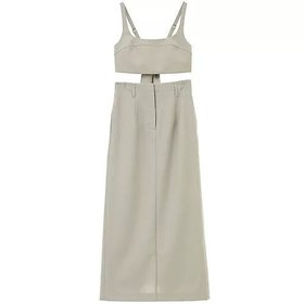 【クラネ/CLANE】 BUSTIER SET STRAIGHT SKIRT人気、トレンドファッション・服の通販 founy(ファニー) ファッション Fashion レディースファッション WOMEN スカート Skirt 2024年 2024 2024-2025秋冬・A/W Aw/Autumn/Winter/Fw/Fall/2024-2025 シンプル Simple ストレート Straight ビスチェ Bustier リボン Ribbon |ID:prp329100004459350