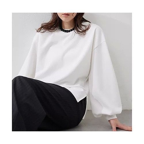 【ウィムガゼット/Whim Gazette】のバックパイルプルオーバー インテリア・キッズ・メンズ・レディースファッション・服の通販 founy(ファニー) 　ファッション　Fashion　レディースファッション　Fashion for Women　トップス・カットソー　Cut & Sew Tops　カジュアルプルオーバー・ニットトップス　Pullovers & Knit Tops / Casual Pullovers　バッグ　Bags　カットソー　Cut and Sewn Top　ストレッチ　Stretch, Stretchy Fabric　スリーブ　Sleeve, Long Sleeve / Short Sleeve　セットアップ　Set-Up, Coordinated Outfit　おすすめ　Recommended / Our Picks　2025年　2025　2025春夏・S/S　Spring/Summer 2025 SS25　オフホワイト|ID: prp329100004459354 ipo3291000000031212944