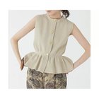 【ウィムガゼット/Whim Gazette】の【THE PAUSE】ペプラムノースリーブプルオーバー ベージュ|ID: prp329100004459365 ipo3291000000031212993