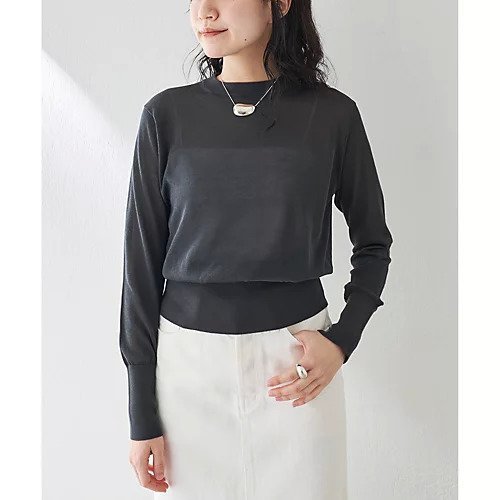【ウィムガゼット/Whim Gazette】のハイゲージ天竺プルオーバー 人気、トレンドファッション・服の通販 founy(ファニー) 　ファッション　Fashion　レディースファッション　Fashion for Women　トップス・カットソー　Cut & Sew Tops　カジュアルプルオーバー・ニットトップス　Pullovers & Knit Tops / Casual Pullovers　アンサンブル　Ensemble Set　インナー　Innerwear　春　Spring　カーディガン　Cardigan, Knitwear　シアー　Sheer, See-Through　シンプル　Simple, Minimal　ジャケット　Jacket, Outerwear　ベーシック　Basic, Essential　S/S・春夏　SS, Spring/Summer, Warm Season　おすすめ　Recommended / Our Picks　夏　Summer　2025年　2025　2025春夏・S/S　Spring/Summer 2025 SS25　other-3|ID: prp329100004459367 ipo3291000000031252384
