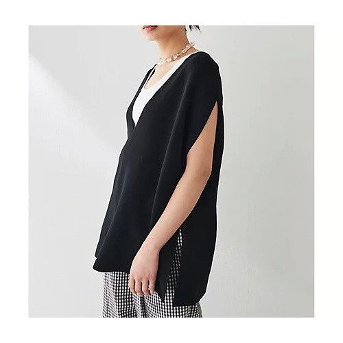【ウィムガゼット/Whim Gazette】のホールガーメントプルオーバー 人気、トレンドファッション・服の通販 founy(ファニー) 　ファッション　Fashion　レディースファッション　Fashion for Women　トップス・カットソー　Cut & Sew Tops　カジュアルプルオーバー・ニットトップス　Pullovers & Knit Tops / Casual Pullovers　スマート　Smart, Elegant　スリット　Slit, Slit Detail　スリーブ　Sleeve, Long Sleeve / Short Sleeve　フレンチ　French, French Style　フロント　Front, Front Design　ボトム　Bottoms, Lower Wear　おすすめ　Recommended / Our Picks　夏　Summer　エレガント 上品　Elegant　2025年　2025　2025春夏・S/S　Spring/Summer 2025 SS25　other-3|ID: prp329100004459369 ipo3291000000031252388