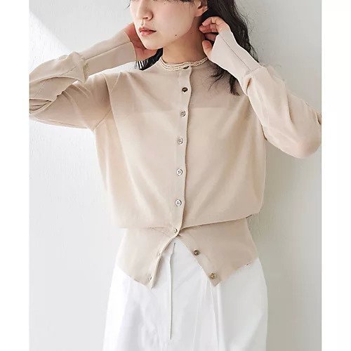 【ウィムガゼット/Whim Gazette】のハイゲージ天竺カーディガン インテリア・キッズ・メンズ・レディースファッション・服の通販 founy(ファニー) https://founy.com/ ファッション Fashion レディースファッション Fashion for Women トップス・カットソー Cut & Sew Tops カーディガン・羽織り Layered Style Cardigans アンサンブル Ensemble Set 春 Spring カーディガン Cardigan, Knitwear シアー Sheer, See-Through シンプル Simple, Minimal フィット Fit, Slim Fit ベーシック Basic, Essential S/S・春夏 SS, Spring/Summer, Warm Season おすすめ Recommended / Our Picks 夏 Summer 2025年 2025 2025春夏・S/S Spring/Summer 2025 SS25 |ID: prp329100004459372 ipo3291000000031213023