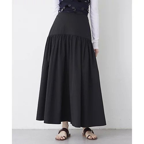 【ウィムガゼット/Whim Gazette】の【THE PAUSE】ギャザーキリカエスカート 人気、トレンドファッション・服の通販 founy(ファニー) 　ファッション　Fashion　レディースファッション　Fashion for Women　スカート　Skirts　ヴィンテージ　Vintage Style　春　Spring　ギャザー　Gathered, Ruffled　グラデーション　Gradient, Ombre　コンパクト　Compact, Small Size　シンプル　Simple, Minimal　タフタ　Taffeta, Structured Fabric　タンク　Tank Top, Sleeveless Top　ワーク　Workwear, Utility Style　S/S・春夏　SS, Spring/Summer, Warm Season　おすすめ　Recommended / Our Picks　夏　Summer　エレガント 上品　Elegant　2025年　2025　2025春夏・S/S　Spring/Summer 2025 SS25　other-2|ID: prp329100004459376 ipo3291000000031252398