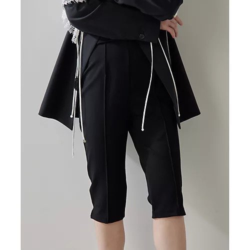 【ウィムガゼット/Whim Gazette】のバイカーパンツ 人気、トレンドファッション・服の通販 founy(ファニー) 　ファッション　Fashion　レディースファッション　WOMEN　パンツ　Pants　2025年　2025　2025春夏・S/S　Ss,Spring/Summer,2025　おすすめ　Recommend　シルケット　Mercerization　ジャケット　Jacket　スタイリッシュ　Stylish　ストレッチ　Stretch　ハーフ　Half　フィット　Fit　レギンス　Leggings　other-3|ID: prp329100004459394 ipo3291000000031252443