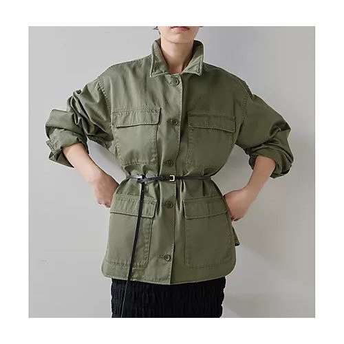 【ウィムガゼット/Whim Gazette】のミリタリージャケット インテリア・キッズ・メンズ・レディースファッション・服の通販 founy(ファニー) 　ファッション　Fashion　レディースファッション　Fashion for Women　アウター　Coat / Outerwear Collection　レディースジャケット・軽アウター　Jackets　2025年　2025　2025春夏・S/S　Spring/Summer 2025 SS25　おすすめ　Recommended / Our Picks　ジャケット　Jacket, Outerwear　ツイル　Twist, Twisted Detail　フェミニン　Feminine, Girly　フラップ　Flap, Flap Pocket　ベーシック　Basic, Essential　ポケット　Pocket, Pocket Detail　ミリタリー　Military, Army Style　ユーズド　Used, Vintage-Look　カーキ|ID: prp329100004459408 ipo3291000000031213153
