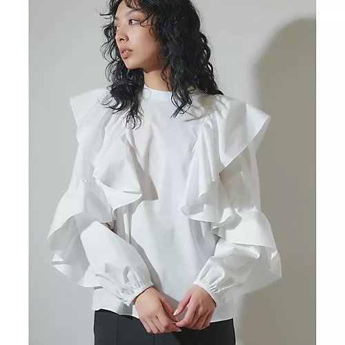 【ウィムガゼット/Whim Gazette】の【GEMINI】フリルブラウス インテリア・キッズ・メンズ・レディースファッション・服の通販 founy(ファニー) https://founy.com/ ファッション Fashion レディースファッション Fashion for Women トップス・カットソー Cut & Sew Tops シャツ・ブラウス・オフィスカジュアル Elegant Blouses & Button-Ups ギャザー Gathered, Ruffled シンプル Simple, Minimal バランス Balance, Style Balance フリル Frill, Ruffle ブラウジング Blouson Silhouette, Cinched Waist 2023春夏・S/S Spring/Summer 2023 SS23 2023年 2023 エレガント 上品 Elegant |ID: prp329100004459410 ipo3291000000031213159