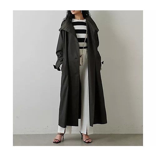 【ウィムガゼット/Whim Gazette】のシャンブレートレンチコート インテリア・キッズ・メンズ・レディースファッション・服の通販 founy(ファニー) https://founy.com/ ファッション Fashion レディースファッション WOMEN アウター Coat Outerwear コート Coats トレンチコート Trench Coats 2023年 2023 2023春夏・S/S Ss,Spring/Summer,2023 シンプル Simple スタイリッシュ Stylish スタンド Stand プリーツ Pleats ベーシック Basic エレガント 上品 Elegant |ID: prp329100004459412 ipo3291000000031213164