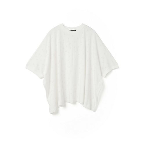 【ミズイロ インド/mizuiro ind】のバーンアウトドットプリントワイドプルオーバー インテリア・キッズ・メンズ・レディースファッション・服の通販 founy(ファニー) 　ファッション　Fashion　レディースファッション　WOMEN　トップス・カットソー　Tops/Tshirt　プルオーバー　Pullover　カットソー　Cut And Sew　ドット　Dot　ワイド　Wide　春　Spring　オフホワイト|ID: prp329100004459413 ipo3291000000031213169