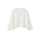 【ミズイロ インド/mizuiro ind】のワッシャーボイルショートカーディガン オフホワイト|ID: prp329100004459428 ipo3291000000031213225