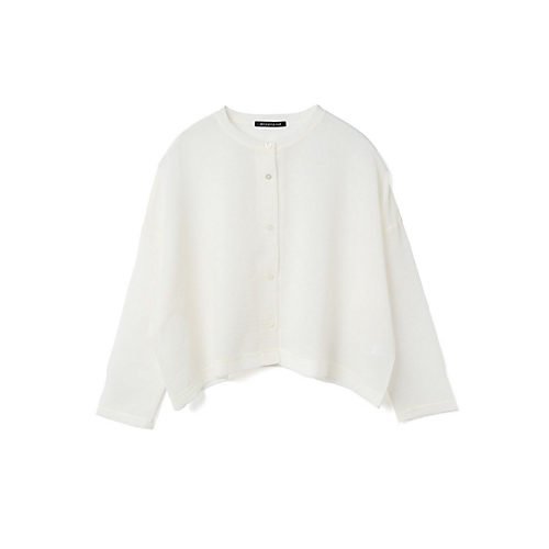 【ミズイロ インド/mizuiro ind】のワッシャーボイルショートカーディガン インテリア・キッズ・メンズ・レディースファッション・服の通販 founy(ファニー) 　ファッション　Fashion　レディースファッション　WOMEN　トップス・カットソー　Tops/Tshirt　カーディガン　Cardigans　シンプル　Simple　ベーシック　Basic　エレガント 上品　Elegant　オフホワイト|ID: prp329100004459428 ipo3291000000031213225