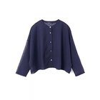 【ミズイロ インド/mizuiro ind】のワッシャーボイルショートカーディガン ネイビー|ID: prp329100004459428 ipo3291000000031213227