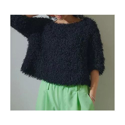 【ウィムガゼット/Whim Gazette】の【GEMINI】ファンシーヤーンプルオーバー 人気、トレンドファッション・服の通販 founy(ファニー) 　ファッション　Fashion　レディースファッション　WOMEN　トップス・カットソー　Tops/Tshirt　プルオーバー　Pullover　ショート　Short　手編み　Hand Knitting　バランス　Balance　ボトム　Bottom　2023春夏・S/S　Ss,Spring/Summer,2023　2023年　2023　other-3|ID: prp329100004459435 ipo3291000000031238123