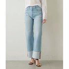 【ウィムガゼット/Whim Gazette】の【Tu es mon Tresor】Carnelian Jean 人気、トレンドファッション・服の通販 founy(ファニー) ファッション Fashion レディースファッション Fashion for Women ウォッシュ Washed Finish ヴィンテージ Vintage Style クラシック Classic, Timeless Style クリスタル Crystal, Swarovski ジーンズ Jeans, Denim Pants ストレッチ Stretch, Stretchy Fabric デニム Denim, Jeans Material ハイライズ High Rise, High Waist パール Pearl, Pearl Accent フィット Fit, Slim Fit モダン Modern, Contemporary リボン Ribbon, Bow ロールアップ Roll-Up, Cuffed Hem 2023春夏・S/S Spring/Summer 2023 SS23 2023年 2023 thumbnail サックスブルー|ID: prp329100004459436 ipo3291000000031213254