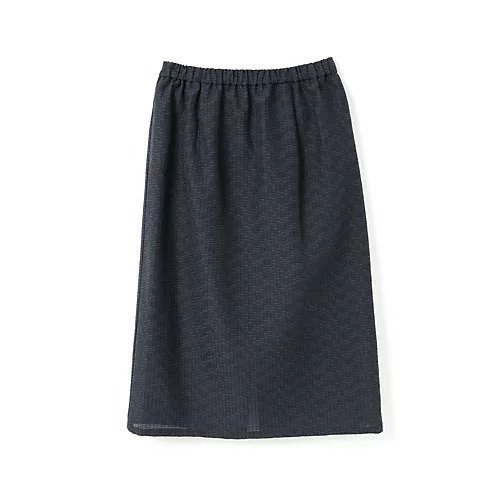 【ミズイロ インド/mizuiro ind】のシアーギャザースカート インテリア・キッズ・メンズ・レディースファッション・服の通販 founy(ファニー) 　ファッション　Fashion　レディースファッション　WOMEN　スカート　Skirt　スリット　Slit　タイトスカート　Tight Skirt　リラックス　Relax　ネイビー|ID: prp329100004459437 ipo3291000000031213255