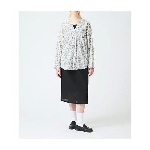 【ミズイロ インド/mizuiro ind】のシアーギャザースカート 人気、トレンドファッション・服の通販 founy(ファニー) 　ファッション　Fashion　レディースファッション　WOMEN　スカート　Skirt　スリット　Slit　タイトスカート　Tight Skirt　リラックス　Relax　other-2|ID: prp329100004459437 ipo3291000000031252522