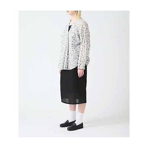 【ミズイロ インド/mizuiro ind】のシアーギャザースカート 人気、トレンドファッション・服の通販 founy(ファニー) 　ファッション　Fashion　レディースファッション　WOMEN　スカート　Skirt　スリット　Slit　タイトスカート　Tight Skirt　リラックス　Relax　other-3|ID: prp329100004459437 ipo3291000000031252524