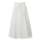 【サクラ/SACRA】のCO/LI WASHED TYPEWRITER スカート ホワイト|ID: prp329100004459439 ipo3291000000034766976