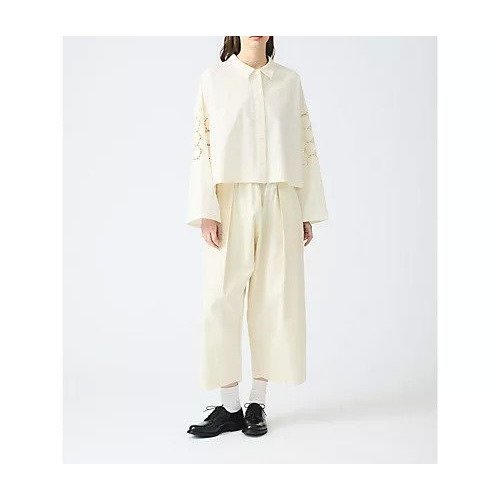 【ミズイロ インド/mizuiro ind】のコットンリネンハイウエストタックワイドパンツ 人気、トレンドファッション・服の通販 founy(ファニー) 　ファッション　Fashion　レディースファッション　WOMEN　パンツ　Pants　キャンバス　Canvas　リラックス　Relax　春　Spring　other-2|ID: prp329100004459441 ipo3291000000031252530