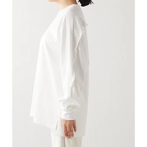 【ウィムガゼット/Whim Gazette】の【GEMINI】バックフリルカットソー 人気、トレンドファッション・服の通販 founy(ファニー) ファッション Fashion レディースファッション Fashion for Women トップス・カットソー Cut & Sew Tops カットソー・ベーシックTシャツ Cut-and-Sewn Tops / Stretch Tees & Basics ストレッチ Stretch, Stretchy Fabric スリーブ Sleeve, Long Sleeve / Short Sleeve フェミニン Feminine, Girly フリル Frill, Ruffle ベーシック Basic, Essential ロング Long, Long-Length 2023春夏・S/S Spring/Summer 2023 SS23 2023年 2023 other-3|ID: prp329100004459451 ipo3291000000031238141