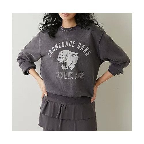 【ウィムガゼット/Whim Gazette】のMARQUETTE ロゴプルオーバー 人気、トレンドファッション・服の通販 founy(ファニー) 　ファッション　Fashion　レディースファッション　WOMEN　トップス・カットソー　Tops/Tshirt　プルオーバー　Pullover　2023年　2023　2023春夏・S/S　Ss,Spring/Summer,2023　スウェット　Sweat　タオル　Towel　プリント　Print　ヴィンテージ　Vintage　吸水　Water Absorption　 other-1|ID: prp329100004459480 ipo3291000000031213390