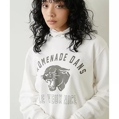 【ウィムガゼット/Whim Gazette】のMARQUETTE ロゴプルオーバー インテリア・キッズ・メンズ・レディースファッション・服の通販 founy(ファニー) 　ファッション　Fashion　レディースファッション　WOMEN　トップス・カットソー　Tops/Tshirt　プルオーバー　Pullover　2023年　2023　2023春夏・S/S　Ss,Spring/Summer,2023　スウェット　Sweat　タオル　Towel　プリント　Print　ヴィンテージ　Vintage　吸水　Water Absorption　オフホワイト|ID: prp329100004459480 ipo3291000000031213394
