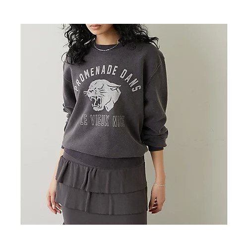 【ウィムガゼット/Whim Gazette】のMARQUETTE ロゴプルオーバー 人気、トレンドファッション・服の通販 founy(ファニー) 　ファッション　Fashion　レディースファッション　WOMEN　トップス・カットソー　Tops/Tshirt　プルオーバー　Pullover　2023年　2023　2023春夏・S/S　Ss,Spring/Summer,2023　スウェット　Sweat　タオル　Towel　プリント　Print　ヴィンテージ　Vintage　吸水　Water Absorption　other-3|ID: prp329100004459480 ipo3291000000031238161