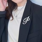 【フィービィー/phoebe】のニュアンスメタルブローチ 人気、トレンドファッション・服の通販 founy(ファニー) ファッション Fashion レディースファッション Fashion for Women おすすめ Recommended / Our Picks シンプル Simple, Minimal ジャケット Jacket, Outerwear トレンド Trend, Trending Now フォルム Silhouette, Form ブローチ Brooch, Pin Brooch メタル Metal, Metal Parts thumbnail シルバー|ID: prp329100004459482 ipo3291000000033394884