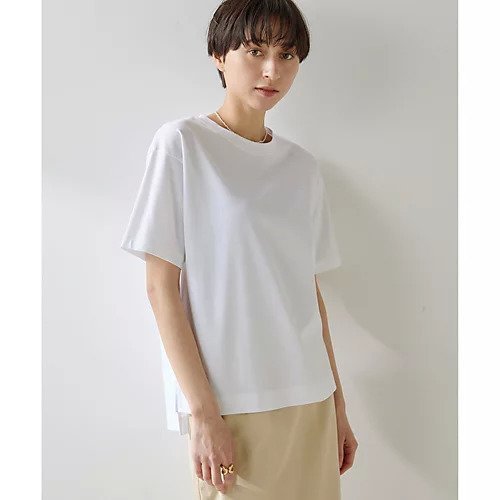 【ウィムガゼット/Whim Gazette】のスーピマコットンTEE 人気、トレンドファッション・服の通販 founy(ファニー) 　ファッション　Fashion　レディースファッション　Fashion for Women　カットソー　Cut and Sewn Top　シルケット　Silket, Silky Cotton　シンプル　Simple, Minimal　定番　Standard, Basic Item　半袖　Short Sleeve, Half Sleeve　エレガント 上品　Elegant　2025年　2025　2025春夏・S/S　Spring/Summer 2025 SS25　other-3|ID: prp329100004459493 ipo3291000000031252647