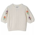 【ミュベール/MUVEIL】のフラワー刺繍プルオーバー white|ID: prp329100004459499 ipo3291000000031213449