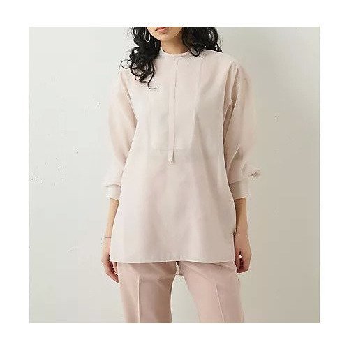 【ウィムガゼット/Whim Gazette】のオーガンジーブラウス インテリア・キッズ・メンズ・レディースファッション・服の通販 founy(ファニー) https://founy.com/ ファッション Fashion レディースファッション Fashion for Women トップス・カットソー Cut & Sew Tops シャツ・ブラウス・オフィスカジュアル Elegant Blouses & Button-Ups 2023年 2023 2023春夏・S/S Spring/Summer 2023 SS23 オーガンジー Organza Fabric クラシカル Classical, Vintage-Inspired シアー Sheer, See-Through スタンド Stand Collar, Upright Stand スリット Slit, Slit Detail バランス Balance, Style Balance フロント Front, Front Design ベビー Baby, Babywear エレガント 上品 Elegant |ID: prp329100004459500 ipo3291000000031213450