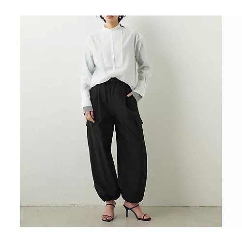 【ウィムガゼット/Whim Gazette】のオーガンジーブラウス 人気、トレンドファッション・服の通販 founy(ファニー) 　ファッション　Fashion　レディースファッション　Fashion for Women　トップス・カットソー　Cut & Sew Tops　シャツ・ブラウス・オフィスカジュアル　Elegant Blouses & Button-Ups　2023年　2023　2023春夏・S/S　Spring/Summer 2023 SS23　オーガンジー　Organza Fabric　クラシカル　Classical, Vintage-Inspired　シアー　Sheer, See-Through　スタンド　Stand Collar, Upright Stand　スリット　Slit, Slit Detail　バランス　Balance, Style Balance　フロント　Front, Front Design　ベビー　Baby, Babywear　エレガント 上品　Elegant　other-2|ID: prp329100004459500 ipo3291000000031238176