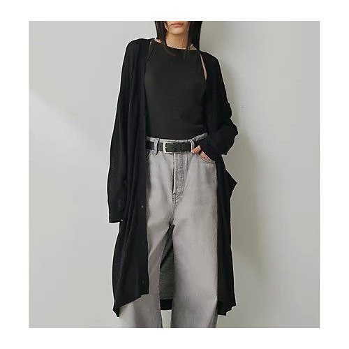 【ウィムガゼット/Whim Gazette】のハイゲージテンジクロングカーディガン 人気、トレンドファッション・服の通販 founy(ファニー) 　ファッション　Fashion　レディースファッション　Fashion for Women　トップス・カットソー　Cut & Sew Tops　カーディガン・羽織り　Layered Style Cardigans　2025年　2025　2025春夏・S/S　Spring/Summer 2025 SS25　カーディガン　Cardigan, Knitwear　シアー　Sheer, See-Through　シンプル　Simple, Minimal　スタンダード　Standard, Basic　ベーシック　Basic, Essential　ロング　Long, Long-Length　夏　Summer　春　Spring　S/S・春夏　SS, Spring/Summer, Warm Season　other-2|ID: prp329100004459504 ipo3291000000031252664