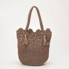 【トプカピ/TOPKAPI】の【TREASURE TOPKAPI】フラワーモチーフ ペーパー トートバッグ グレージュ|ID: prp329100004459512 ipo3291000000031213494